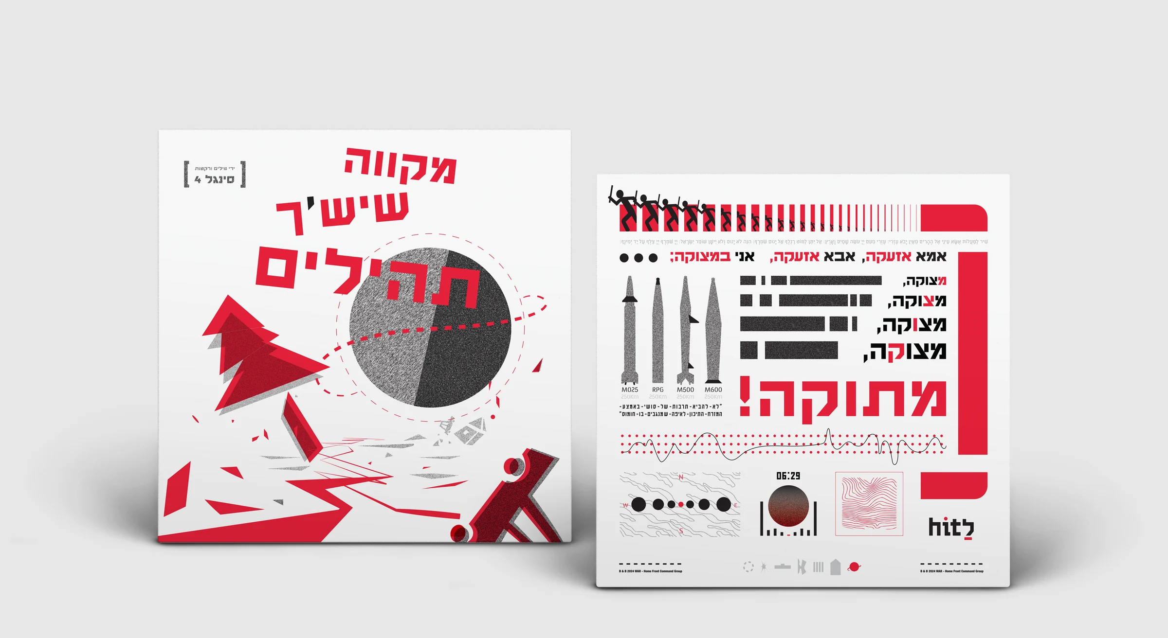 מקווה שיש׳ך תהילים record sleeve